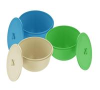 Haotermai Silicone Bowl Liners for KitchenAid Mixers, Universal Fit for 5-Quart Mixing Bowls, Non-Stick Easy Cleaning-Blue/Green /Beige