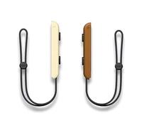 haotianchi Wrist Strap Controller for Switch Joycon - 2Pack Lanyard Replacement Parts Joy-Con Controller (Beige-Brown)