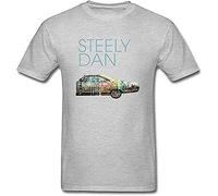HAOTIEN Am Rvbh98 Men's New Leans Jazz Festival Steely Dan Very Best Steely Dan T-Shirts Grey