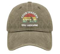 HAOTIEN Baseball Cap Four Seasons Total Landscaping Baseball Cap, Vintage Hats for Men
