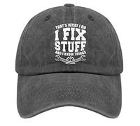 HAOTIEN Baseball Cap That's What i do i fix Stuff and i Know Things Baseball Caps, Graphic Baseball Caps for Men