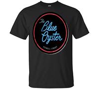 HAOTIEN Cool Blue Oyster Police Academy Comedy Film Movie Tumblr 80s 90s Retro T-Shirt