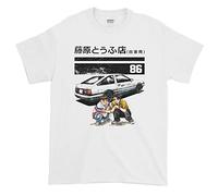 HAOTIEN Initial D Itsuki Fujiwara Tofu Shop GT86 AE86 T-Shirt White