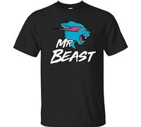HAOTIEN MR Beast Graphic t Shirt Lightning Tee Top Youtuber Merch Gamer Doroli Black
