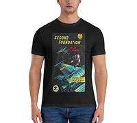 HAOTIEN Second Foundation - Isaac Asimov Fitted T-Shirt Sweat Shirt Funny t Shirt Mens Big and Tall t Shirts Black