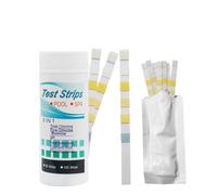 HaoTrade 50 Pcs 6 in 1 Hot Tub Test Strips, Water Testing Strips for Drinking Water, Aquarium, Fish Tank, Spa, Swimming Pool Water Test Strips for Hardness, Chlorine, Bromine, Acidity, Alkalinity, PH