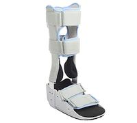Haowecib Orthopedic Walking Boot, Adjustable Breathable Ankle Protective Fracture Boot, Comfortable Air Walker Brace with Open Toe Design for Injured Foot, Ankle Sprain, Broken Toe, Ligament Injuries