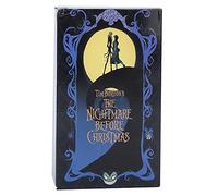 Haowecib Tarot Cards, The Nightmare Before Christmas 78 Papers Fortune Telling Tarot Deck Portable Fun Vivid Pattern Bright Color Eco-Friendly Fate Divination Cards for Family Party Friends English