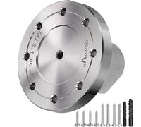 HAowosi 3" Steel Wood Lathe Faceplate,Faceplate for Wood Lathe,Lathe Face Plate Fit for 1" x 8TPI Spindle with Screwchuck
