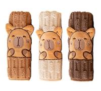 Haowul 3pcs Capybara Summer Beach Towels for Kids Cute Soft Fluffy Travel Bath Spa Towels Microfiber Comfortable Swim Surfing Towel