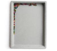 Haowul Bead Design Board, Flocked Bead Board for Necklace Bracelet Jewelry Making Diy Craft Jewelry Organiser Design Tray