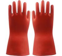 Haowul Electrical Insulated Rubber Gloves Electrician 12kv High Voltage Safety Protective Work Gloves Insulating for Lineman Man Woman