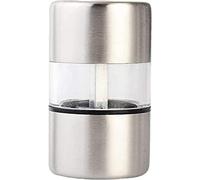 Haowul Manual Salt and Pepper Grinder, Spice Mill with Brushed Stainless Steel, Small Portable Sea Salt & Pepper Shakers