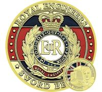 Haowul Royal Engineers D-day Challenge Coin - Normandy Beach 1944 Commemorative Medal, Wwii Military Collectible Souvenir, Veteran Tribute