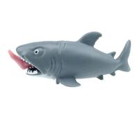 Haowul Shark Bite, Grey Shark Squishy Toy, Interactive Leg Popping Mechanism, Stress Relief, Decompression, Anti-Pressure Toys for Kids Adults