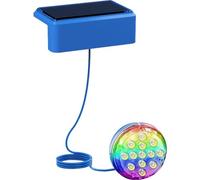 Haowul Solar Pool Lights, Solar Powered Submersible Led Lights Waterproof Swimming Pool Lighting, Colors Underwater Pool Light for Above Ground Inground Pool, Pond