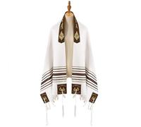 Haowul Tallit Prayer Shawl, Messianic Tallit Prayer Shawl, Jewish Israel Prayer Shawl Scarf for Men Women