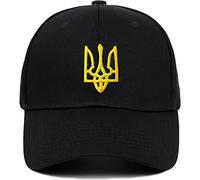 Haowul Ukraine Hat Ukrainian Baseball Cap Vintage Distressed Hats Twill Plain Cowboy Hats Denim Hat for Men Women
