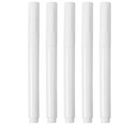 Haowul White Chalk Markers, 5 Pcs Liquid Chalkboard Pens for Blackboard, Classroom, Signs, Windows, Glass or Mirrors, Erasable Chalk Board Paint Marker