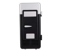 HAOX Mini Refrigerator, ABS Shell Lightweight DC 5V 10W USB Fridge for Office for Bedroom(black)