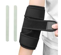HAOXYO Cubital Tunnel Brace and Elbow Splint Adjustable Support for Ulnar Nerve Pain Relief Stabilizer for Men and Women During Sleep and Daily Activities 1 PC