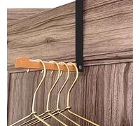 HAOXYO Door Hooks,Over Door Hanger,Coat Hooks for Door,Foldable Over Door Drying Laundry Rack Hooks,Bathroom Door Hook for Coat,Towel,Bag,Robe(1 Pack)
