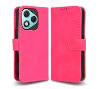 HAOYE Case for Huawei Honor 400 Lite 5G Case, Wallet Leather Flip Case with Card Holder Magnetic Closure Kickstand Shockproof Phone Cover. Red