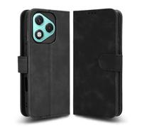 HAOYE Case for Huawei Honor 400 Lite 5G Case, Wallet Leather Flip Case with Card Holder Magnetic Closure Kickstand Shockproof Phone Cover. Black