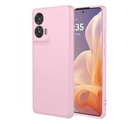 HAOYE Case for Motorola Moto G85 5G, Soft-Touch Lining Slim Silicon Premium Flexible TPU Cover Bumper, Anti-Scratch Shockproof TPU Protective Shell. Pink