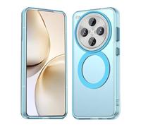 HAOYE Case for OPPO Find X8 Pro - Slim TPU+PC Cover with Matte Finish, Anti-Fingerprint Shockproof Bumper Compatible for MagSafe Accessories - Blue