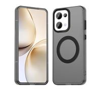 HAOYE Case for OPPO Reno 13 (Reno13) 5G - Slim TPU+PC Cover with Matte Finish, Anti-Fingerprint Shockproof Bumper Compatible for MagSafe Accessories - Black