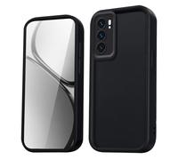 HAOYE Case for Oppo Reno 6 5G (Reno6 5G) Shell, Silicone Shockproof Bumper with Raised Edges and Reinforced Corners/Sleek Design Cover - Black