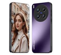 HAOYE Case for VIVO X300 Pro with Matte Frosted Shell, Slim Anti-Slip Shockproof Cover, Anti-Fingerprint Full Protection Bumper - Purple