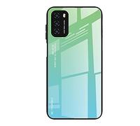 HAOYE Case Suitable for OPPO Reno 15 5G / Reno15 5G, Gradient Color Scratch Proof Tempered Glass Back Cover + Slim Thin Fit with Silicone TPU Border(6)
