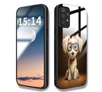 HAOYE Case Suitable for Samsung Galaxy A53 5G, Cute Dog Pattern Scratch Proof Cover + Slim Thin Fit Shockproof Case (Dog 04)