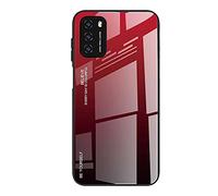 HAOYE Case Suitable for Xiaomi Redmi Note 15 5G / Poco M8 5G, Gradient Color Scratch Proof Tempered Glass Back Cover + Slim Thin Fit with Silicone TPU Border(5)