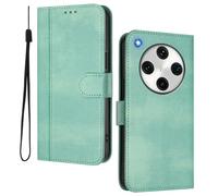 HAOYE Leather Wallet Case for OPPO Find X8 Pro - Flip Cover Folding Shockproof Magnetic Suction Stand Function & Card Slot | Retro Shell - Light Green