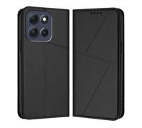 HAOYE Premium Leather Case for Motorola Moto G86 5G with Wallet Cover - Magnetic Shell, Card Slots, and Stand Bumper for Full Protection - Black