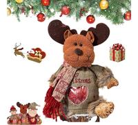 Haoyeez 2026 New 3pcs Bags Zipper Design,Christmas Santa Pants Gift Bags,Fabric Chris-tmas Gifts Bag for Party and Festival,Fabric Doll-Themed Goody Bag for Candy, Toys (#a)