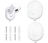 Haoyic 2 Pcs Camera Adhesive Wall Mount, Adhesive Camera Holder, No Drill Wall Bracket Compatible with Ring Indoor Cam 1st and 2nd Gen Monitoring