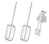 Haoyic 2 Pcs Hand Mixer Beater Replacements Compatible with Kenwood HMP30, Metal Beaters Hand Blenders Parts for Making Cakes