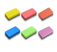 Haoyic 6 Pcs whiteboard Eraser, whiteboard Rubber, Magnetic White Board Eraser Rubbers, for Dry Erasers Boards,Office/School Accessories (6 Colors)