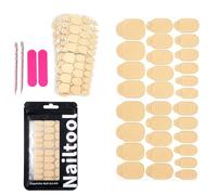 Haoyic 600 Pcs Sticky Tabs for Nails, Non-Irritating Nail, 15 Sizes, Press on Manicure Kit, Double Sided Tape