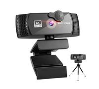 HaoYiShang 4K Webcam, HD 8MP Sensor Autofocus Webcam Plug and Play USB Computer Web Camera for Pro Streaming/Online Teaching/Video Calling/Zoom/Skype