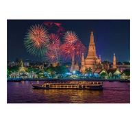 Haoyiyi 5x4ft New Years Eve Photo Backdrop 2020 Backdrop Bangkok Thailand Fireworks Background Photography Photo Kids Adult Newborn Eve Christmas Photo Decorations Wallpaper Decorations