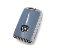 HAOYOUMEI Advanced Soft TPU Key Cover is Compatible with Mazda 3 Hatchback CX-5, CX-9, 2020-2024 Mazda 3, 6, CX-30, CX-50, CX-70, CX-90 Key (Blue Key Case)