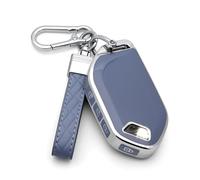 HAOYOUMEI For KIA sportage Telluride K5 Key cover & Key chain (Blue Set)