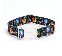 haoyueer Dog Collar for Small Medium Large Dogs, Adjustable Soft Puppy Cats Collars Multicolor Patterns Collars for Dogs Girl Boy Puppy Walking Running Training (XS, Black)
