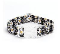 haoyueer Dog Collar for Small Medium Large Dogs, Adjustable Soft Puppy Cats Collars Multicolor Patterns Collars for Dogs Girl Boy Puppy Walking Running Training (XS, Daisy)