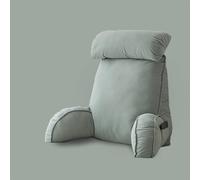 HAOYUES Premium Reading Bed Rest Pillow With Wrist Support,Backrest Lounge Cushion,Removable Neck Support Cushion,Washable Support Rest Pillow For Reading Relaxing Watching TV